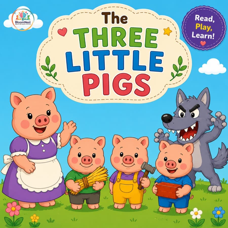 The three little pigs interactive story