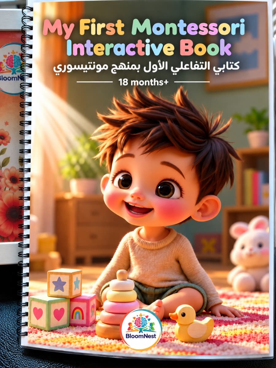 كتابي التفاعلي الأول بطريقة مونتيسوري